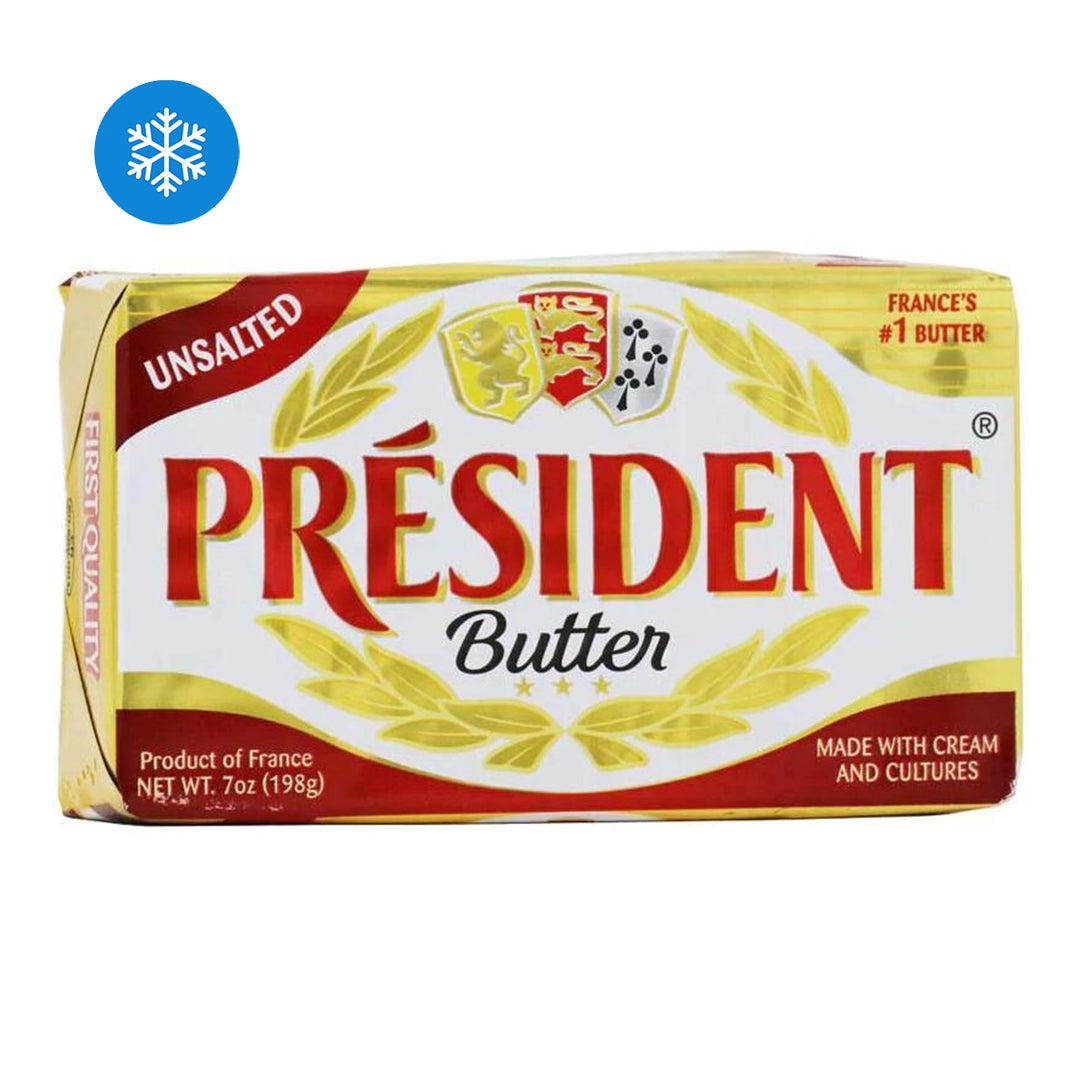 President unsalted butter 200g