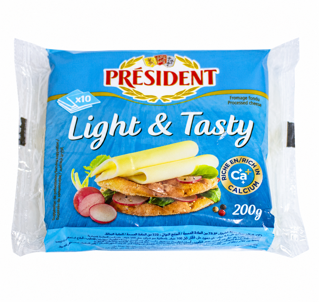 President light and tasty cheese 10 pieces